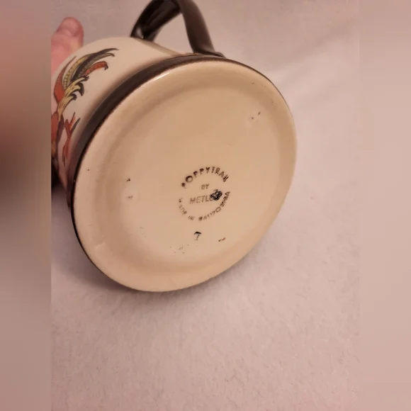 Vintage Metlox Poppytrail red rooster pitcher. - Picture 5 of 11